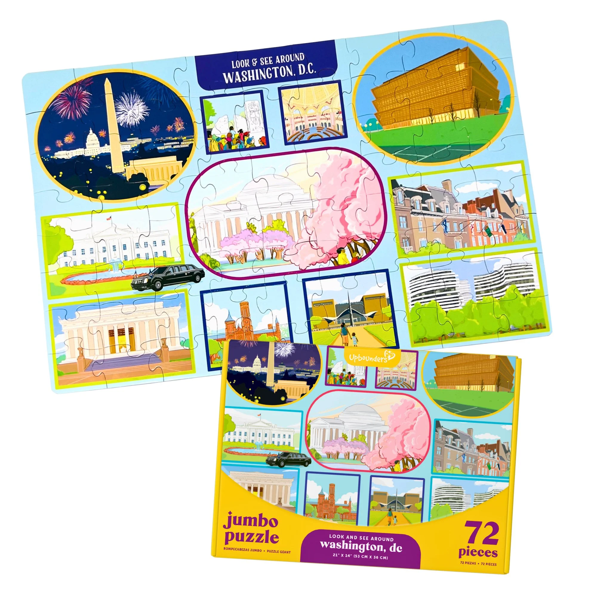 Look & See Around Washington, DC, 72 Piece Kids Puzzle